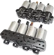 0AM DQ200 Transmission Oil Control Solenoid Valve Set Compatible for Audi Compatible for Skoda Seat Passat 7 Speed FWD CA 0AM325473(2PCS)