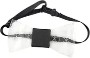 [SAFIGLE] 1pc Luminous Bow Tie Accessories Pre Party Square Clear Bow Tie Ribbon Light up Cardigan Neon Sign Bowtie Led Bowtie Pins Flash Costume Festival Rave Pin Costumes Acrylic Colorful