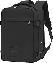 [xlodea] Cabin Bags for Ryanair Underseat Cabin Bag Carry-Ons Travel Backpack Cabin Size Anti-Theft Hand Luggage Backpack with Wet Pocket, USB, Black
