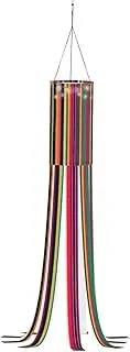 Halloween Garden Rainbow Colored Striped Windsock Lights Halloween Lighted Windsock for Patio Yard Pathway Party Decor