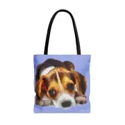 Beagle 'Daisy Mae' Tote Bag: Elegance Meets Playfulness