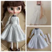 2Pcs/Set Blyth White Dress BJD Socks 1/6Doll Outfit (Fit Azone, OB24, Licca