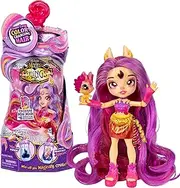 Magic Mixies Pixlings Pippa-Firehorse Pixling Deluxe Pack. Now with Shimmer Reveal! Create A 16.5cm Pixling Doll with Super Long Magic Hair! Includes an Exclusive Mini Mixies and 4 Hair Accessories.