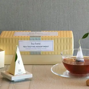 Tea Forte 20入金字塔型絲質茶包禮盒 - 饗茶集錦