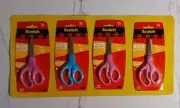 (4 pack) Scotch Kids Scissors 5” Blunt Tip Soft Touch Handle Left or Right Hand