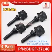 4X TPMS Tire Pressure Monitoring Sensors FOR 2019-20 MAZDA 3 6 CX-30 BDGF-37-140 (for: Mazda)