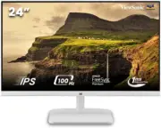 VA2432-H-W 24 Inch 1080P IPS Monitor with Frameless Design