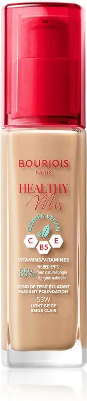 Bourjois Healthy Mix Foundation Radiant 53-Light Beige 30 ml
