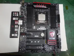 MSI X99A GAMING 7+I7-5820K CPU 2011腳位 功能正常 保固30天