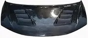 hood scoops for cars， Carbon Fiber Car Bonnet Engine Hood Compatible For 2015 Honda Fit/Jazz JS Style Engine Cover Wholesale