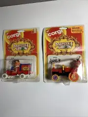 1979 CORGI JIM HENSON MUPPET SHOW ANIMAL & FOZZIE DIE CAST VEHICLE NOC
