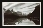 Morning reflections Maligne Lake the Maligne Lake in Jasper Natio- Old Photo