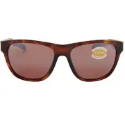 Costa Del Mar Bayside Sunglasses Shiny Tortoise/Copper Silver Mirror 580Plastic