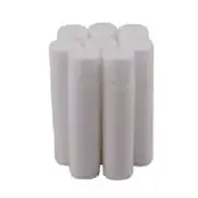 .15 OZ white CHAPSTICK LIP TUBES - w/ white caps - 500 QTY
