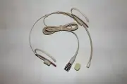 Double Earhook Headset Microphone Mic w/ 4 pin mini XLR for Audio Technica *NEW*