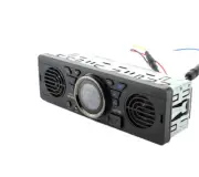 1Din Car Stereo Audio Radio MP3 Player FM USB TF-card AUX Bluetooth Dual Speaker
