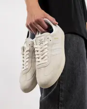 [Adidas] Adidas Men's Samba Adv Shoes in Chalk White/Grey One/Carbon Size 11 11 Chalk White/Grey One/Carbon