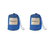 2x Annabel Trends 2.6m Outdoor Camping Hammock Portable Hanging Swing Chair Blue