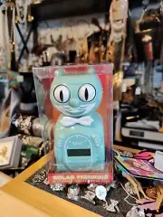 Kit-Cat Klock Digital Alarm Solar-Powered Eyes Move, 6" Tall Select Color...