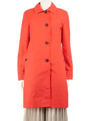 Red Midi Overcoat