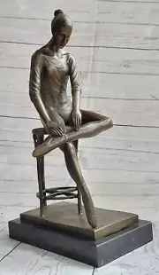 Bronze Sculpture Hand Made Young Ballerina by Edgar Degas Hot Cast Figurine