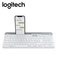 在飛比找PChome24h購物優惠-【Logitech 羅技】K580 超薄跨平台藍牙鍵盤 珍珠