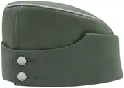 [militaryharbor] M42 Heer/Elite Officer Field Grey Gabardine overseas cap