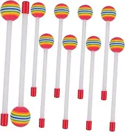 UPKOCH 10pcs Sponge Drum Mallets Safe Plastic Percussion Sticks for Engaging Music Play for Beginner Musicians and Fun Learning Activities