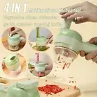 4 in 1 Mini Handheld Electric Vegetable Cutter Set Wireless Food Chopper Grinder
