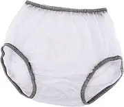 Incontinence Cover, Silent Waterproof Elastic Soft Diaper, Adults Cloth Diaper for Elderly Lady Senior People Men Old People, L
