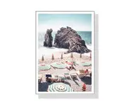 60cmx90cm Landscape art prints White Frame Canvas Wall Art