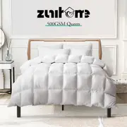 500GSM Queen ZUNI Goose Down Duvet Quilt Duvet Doona Winter Summer Quilt