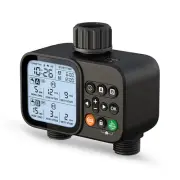 2-Outlet Water Timer Automatic Timed Irrigation System Outdoor Home Garden5587