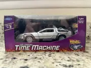 WELLY BACK TO THE FUTURE DELOREAN CAR DIECAST MODEL TOY 1:24 BOXED