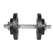 [EU DIRECT] LIFEFIT Dumbbell 15kg 30mm Steel Dumbbells for Fitness Body Building Large Equipment Weightlifting Lifting W