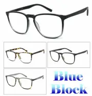 Square Blue Light Blocking Glasses Computer Gamer LCD/LED Screen Eyewear UV