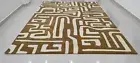 Premium Quality Rugs Noble Walker Kuba Brown Hand Tufted Woolen Authentic Carpet