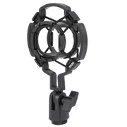 Universal Professional Condenser Microphone Mic Shock Mount Holder Studio Recording Bracket For Large Diaphram Mic Clip Black