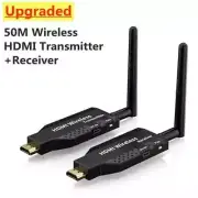 1080P Wireless HDMI Extender Video Transmitter Receiver Screen Mirroring To TV