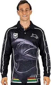 NRL 'Barracuda' Fishing Shirt - Penrith Panthers - Youth - Polo