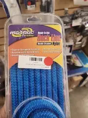 Boat Dock Line Blue 1/2 x 20 ft Double Braid Nylon Premier Mooring Marine Rope