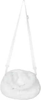[Healeved] Cute Rabbit Shape Bag Girls Plush Shoulder Bag for Kids Adjustable Children's Messenger Bag