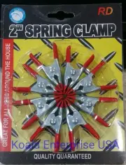 8 Pcs Pack Mini Spring Clamp Set 2 Inch Metal Spring Clamp Clips