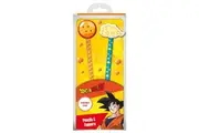 Dragon Ball Z Pencil and Topper (Pack of 2) (Yellow/Blue) (27.5cm x 1.2cm x 10.2cm)