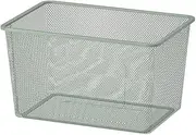 Mesh Steel Basket, Perfect for Bulk Pantry Items & Home/Office Storage. Efficient Kitchen Organizer for Space-Saving Food Storage