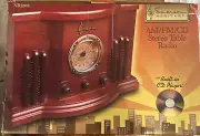 NEW Retro Emerson Wood AM/FM Radio & CD Player Built in Speaker Model NR51RW
