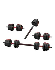 [Everfit] Adjustable Dumbbell Barbell Set 40kg in Black