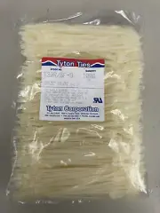 HellermannTyton T30R/SF-9 Bag of 1000 6.5" T-Series in PA66 natural