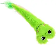 COLLBATH Plush Catnip Filled Cartoon Mice with Crinkle Paper Safe Indoor Cat Chew for Teething Durable and Interactive Cat for Oral Health Frog Design