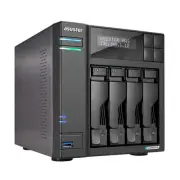 Lockerstor 4 Gen2 - AS6704T | 4-Bay NAS, Quad-Core 2.0GHz Processor, 4 M.2 NV...